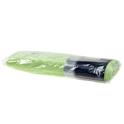 Floristik24 Decorative fabric velvet apple green 140cm x 300cm