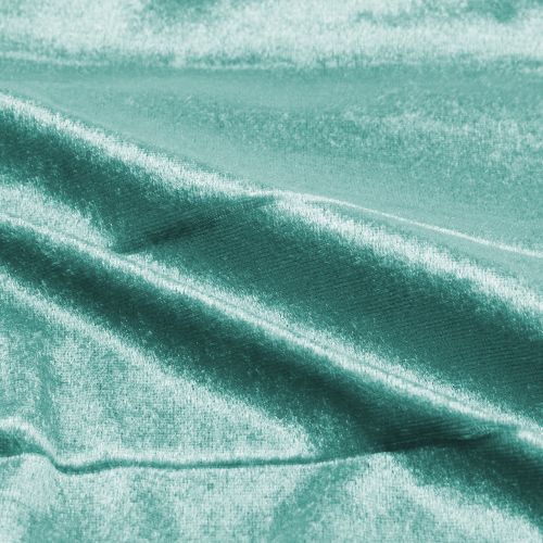 Floristik24 Decorative fabric Velvet mint green 140cm x 300cm