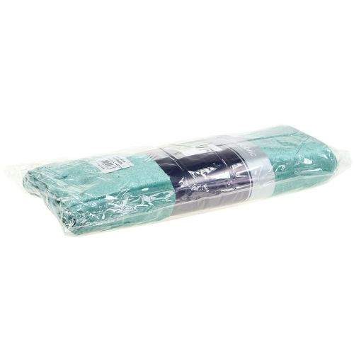 Floristik24 Decorative fabric Velvet mint green 140cm x 300cm