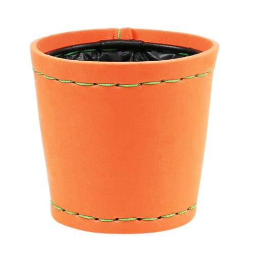 Floristik24 Plant pot orange Ø12cm H11,5cm