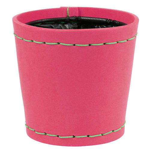 Floristik24 Decoration pot "Suki" pink Ø12,5cm H12,5cm, 1pce
