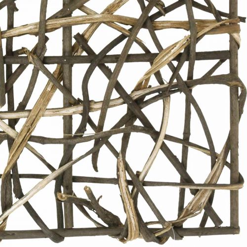 Floristik24 Deco wall vine plug-in aid braided vine branches nature 40×40cm