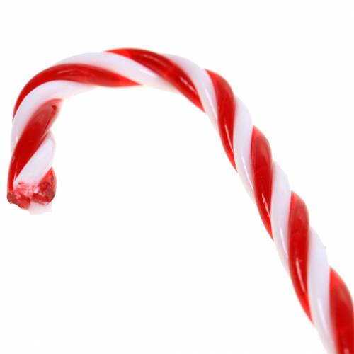 Product Decorative candy cane red / white 9cm 6pcs