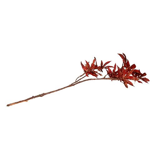 Floristik24 Deco branch dark red with mica 52cm