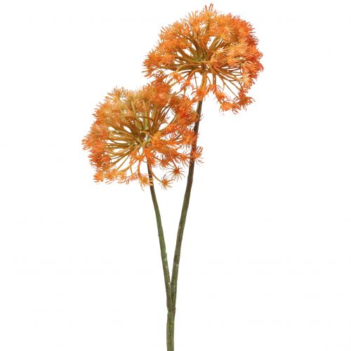 Floristik24 Deco branch artificial branch autumn decoration 2 inflorescences orange 82cm