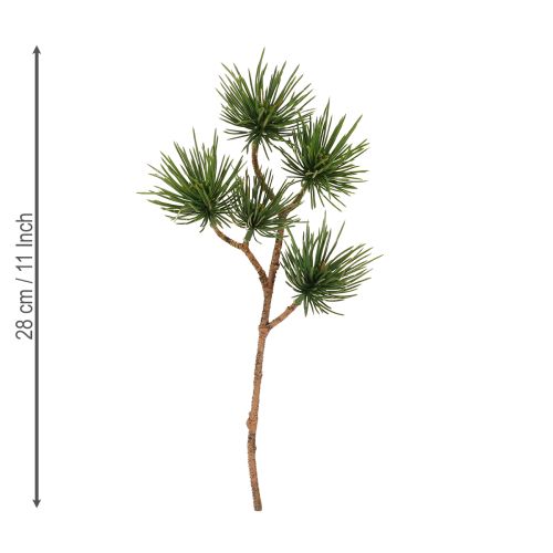 Product Decorative branches pine artificial pine branches green 28cm 6 pcs