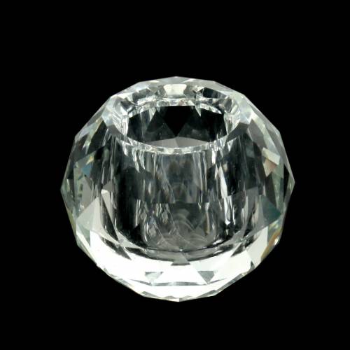 Floristik24 Candle holder diamond clear Ø5cm table decoration