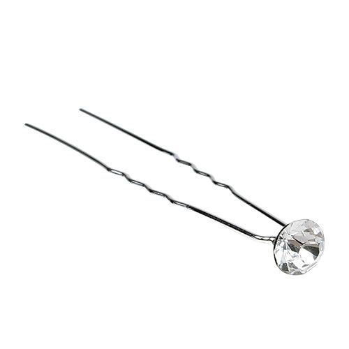 Diamond pin wedding silver Ø8mm L7cm 20 pcs