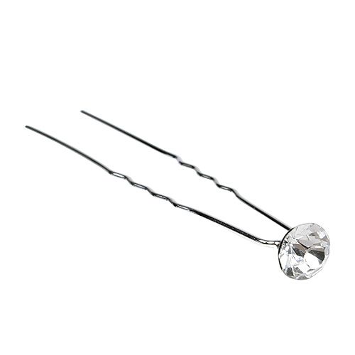 Floristik24 Diamond needle wedding silver Ø8mm L7cm 20pcs