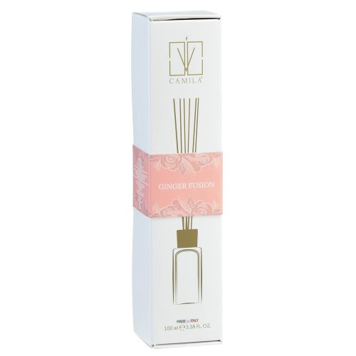 Product Room Fragrance Diffuser Glass Ginger Camila Fragrance Sticks 100ml