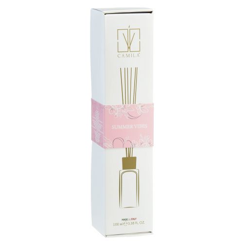 Product Room fragrance glass bottle scented sticks Summer Vibes 100ml