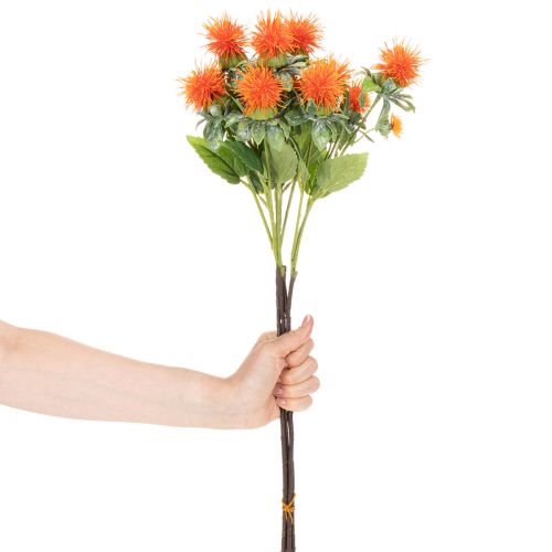 Artificial Safflower Stems Orange for Vase Decoration and Home Styling 55cm Set of 4

```html
<h2>Artificial Orange Safflower Stems for Stylish Home Decoration</h2>

<p>
Add a vibrant touch to your home with this set of artificial orange safflower stems.  | Floristik24.co.uk