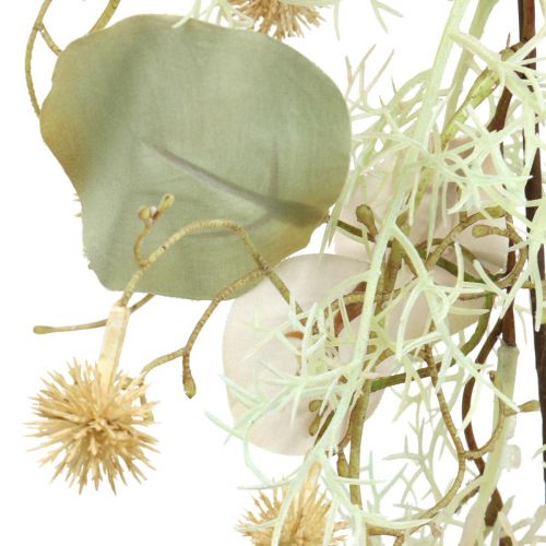 Floristik24 Thistle garland Globe thistle artificial plant decoration garland 127cm