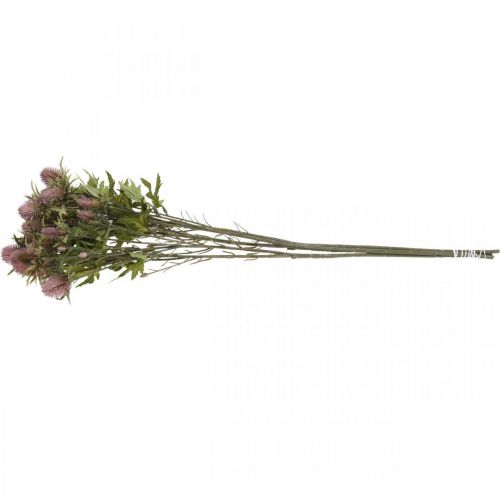 Product Thistle Artificial Stalk Flower Pink 10 Flower Heads 68cm 3pcs