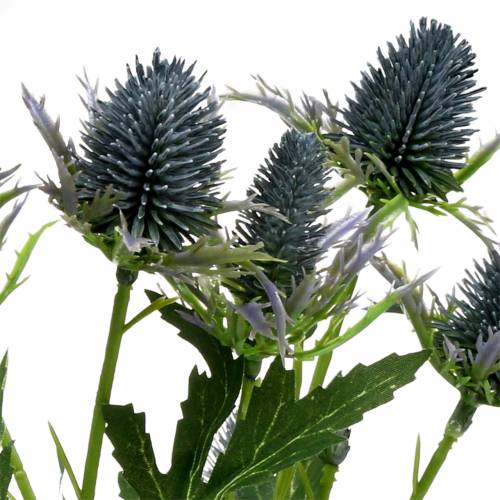 Product Thistle artificial flower blue 70cm