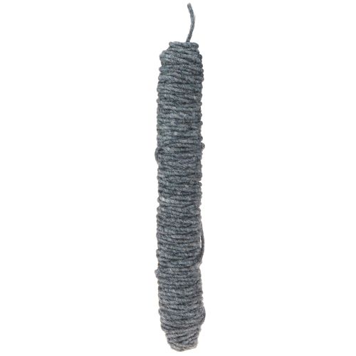 Product Wick thread felt cord, felt cord, wool cord mottled blue 55m