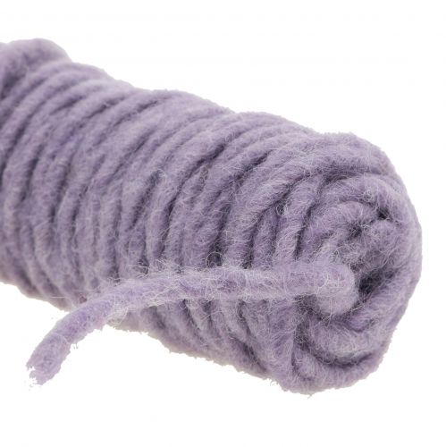 Product Wick thread felt cord light purple 55m