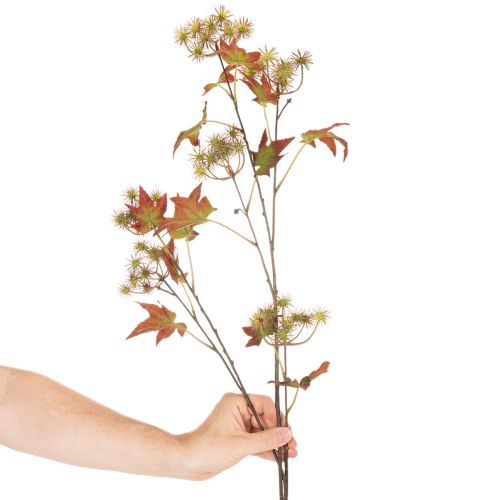 Artificial Amber Tree Branch with Autumn Leaves and Seed Pods – 132cm | Floristik24.co.uk