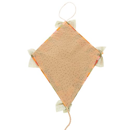 Decorative Paper Kites with Faces and Hanger 40cm Set of 2 | Floristik24.co.uk