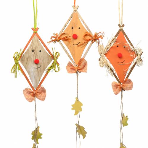 Floristik24 Autumn decoration kite to hang 20cm x 13cm 3pcs