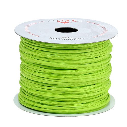 Floristik24 Wire wrapped 50m apple green