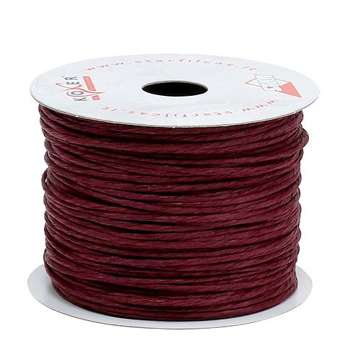 Product Wire wrapped in 50m Bordeaux