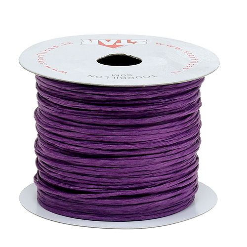 Wire wrapped in 50m purple