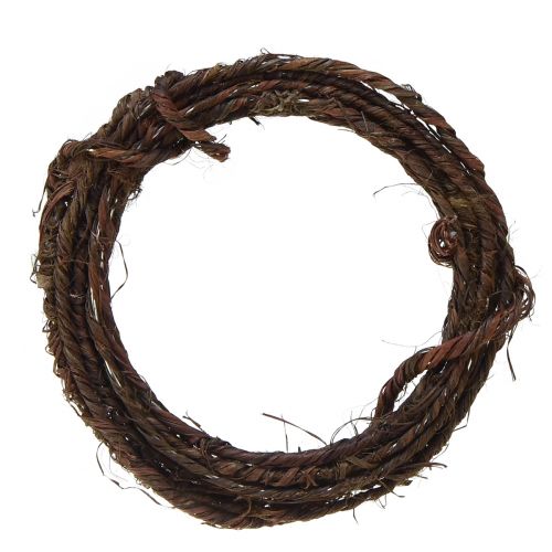 Floristik24 Wire Rustic Dark Brown Jewelry Wire Rustic 3-5mm 3m