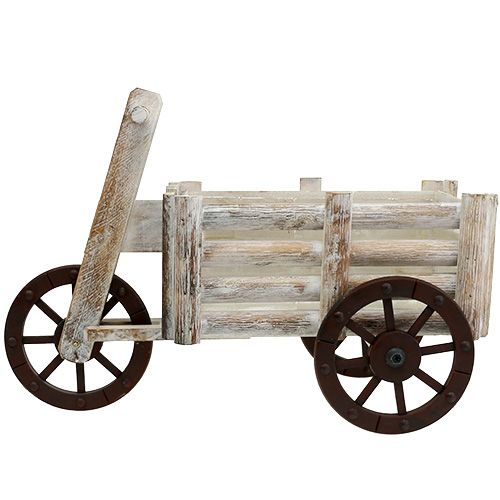 Product Planting tricycle white wood H31.5cm