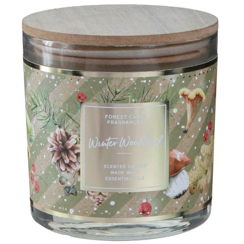 Product Scented Candle Winter Woodland Candle in Glass Ø9.5cm H10.5cm