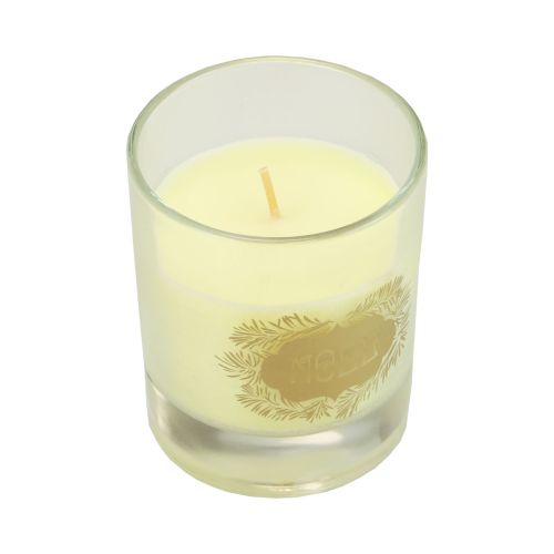 Product Scented candle Christmas candle glass clear Christmas candle 7.5cm