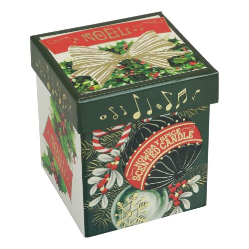 Product Scented candle Christmas candle glass white Christmas candle 7.5cm