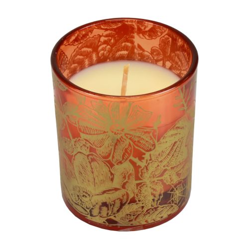 Product Scented candle Christmas red candle glass Christmas candle Ø7.5cm