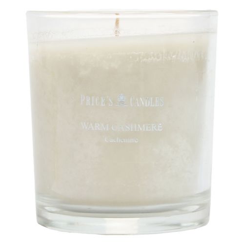 Floristik24 Scented candle in a glass scented candle Christmas Cashmere H8cm