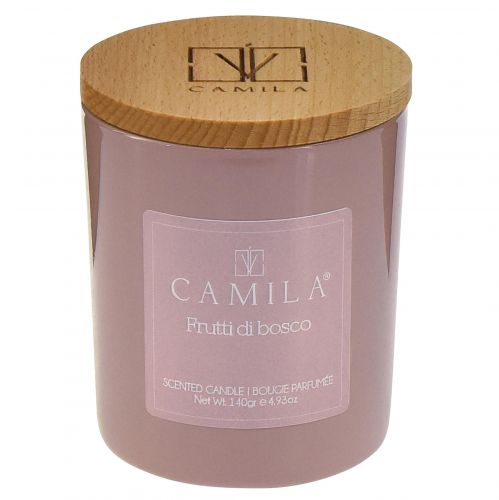 Product Scented candle in glass Camila forest fruit Ø7.5cm H8cm