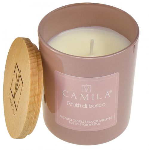 Product Scented candle in glass Camila forest fruit Ø7.5cm H8cm