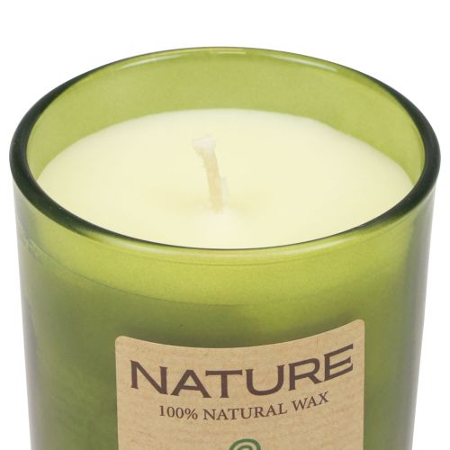 Product Scented candle in glass natural wax candle aloe vera 85×70mm