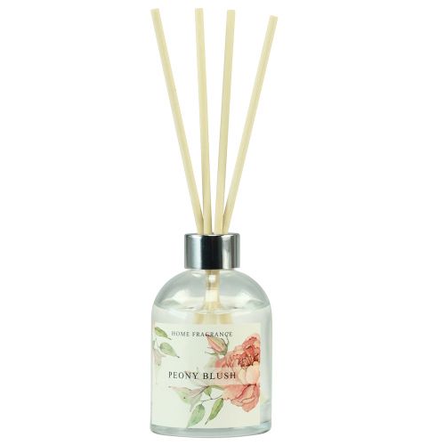 Floristik24 Fragrance sticks glass diffuser peony room fragrance 100ml