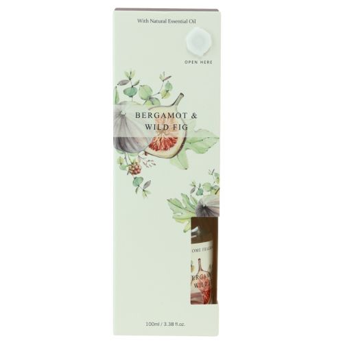 Product Fragrance sticks room fragrance diffuser glass bergamot fig 100ml