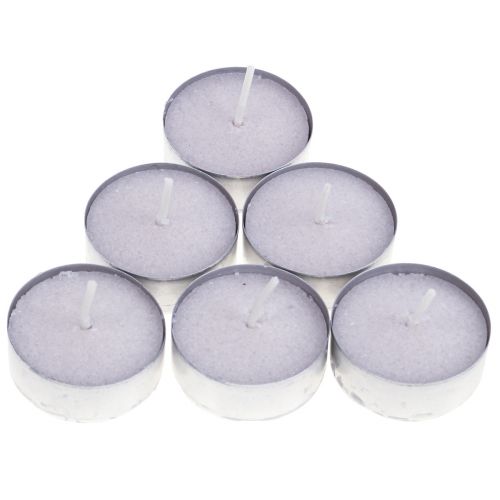 Product Scented candles lavender mimosa, tea lights scented Ø3.5cm H1.5cm 18 pieces