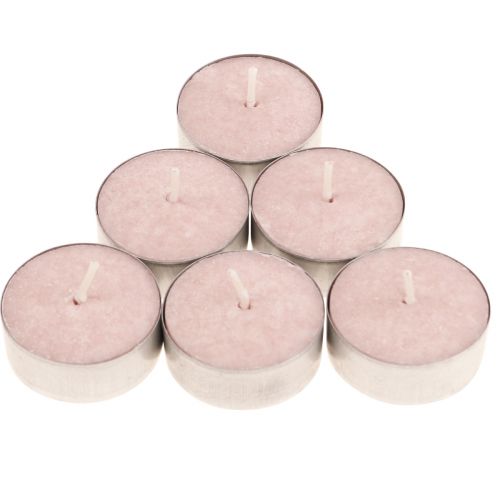 Floristik24 Scented candles chocolate cherry blossom, tea lights scented Ø3.5cm H1.5cm 18 pieces