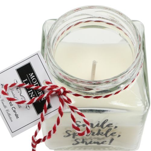 Floristik24 Scented wax in a glass Smile, Sparkle, Shine!