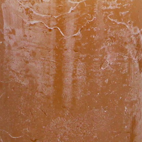 Product Solid coloured candles caramel pillar candles 50×100mm 4 pcs