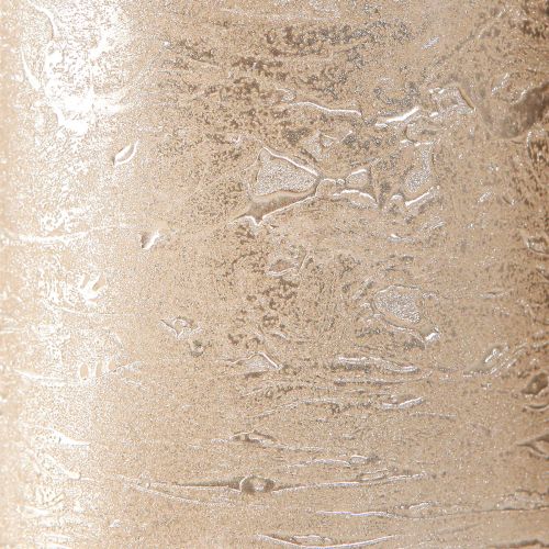 Product Solid-colored candles platinum 70x80mm 4 pcs