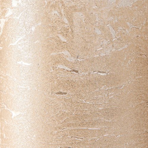 Product Solid colored candles platinum 85x150mm 2pcs