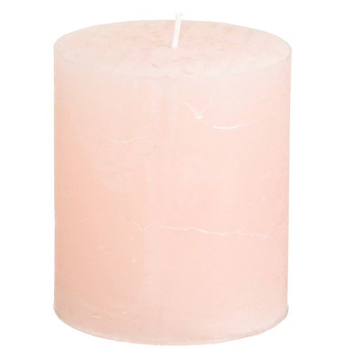Product Solid Colored Candles Pink Pillar Candles Light Pink 70×80mm 4 Pcs