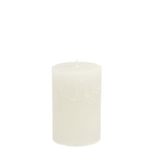 Product Solid-colored candles white 60x80mm 4 pcs