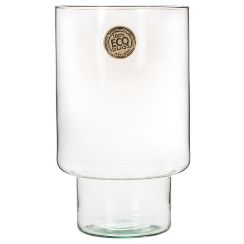 Eco Glass Cylinder Vase 25cm