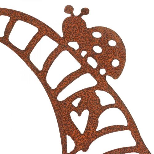 Floristik24 Rust decoration gnome metal decoration stand H43cm