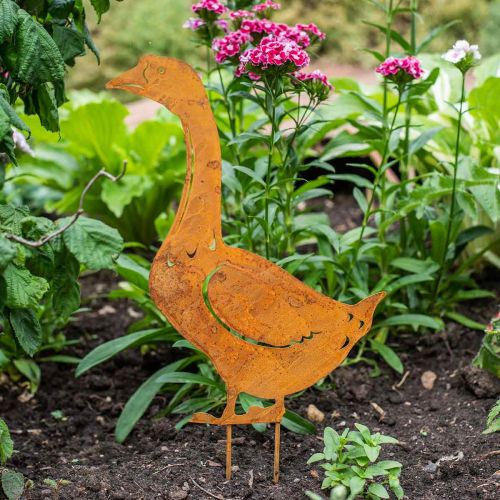 Product Patina Garden Stake Goose Retro H42.5cm